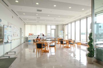 新潟県立新発田病院看護専門学校 2階ラウンジ